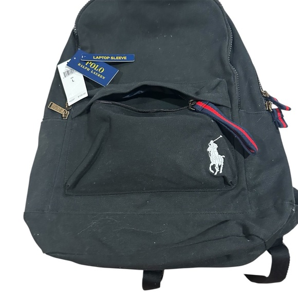 Polo by Ralph Lauren Black Backpack Classic Design - Picture 1 of 10
